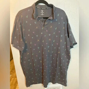 Top Golf Men’s Polo Shirt Size XXL Gray